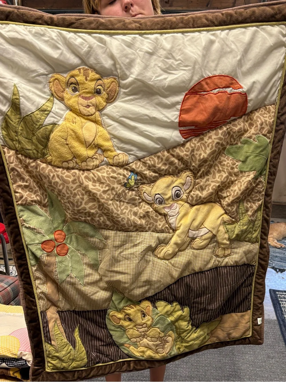 Disney Lion King Simba’s Wild Adventure Baby Comforter Soft